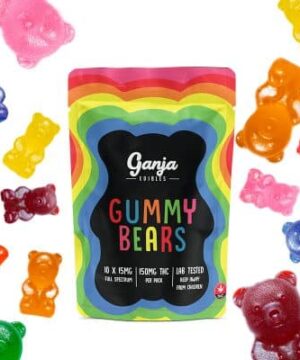 Ganja Edibles - Sour Ganja Bears 150mg THC