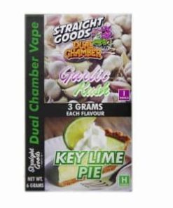Buy Straight Goods - Dual Chamber Vape - Garlic Kush + Key Lime Pie (3 Grams + 3 Grams) at Kush Station Online Shop