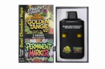 Buy Straight Goods - Dual Chamber Vape - Golden Tangie V2 + Permanent Marker (3 Grams + 3 Grams) at Kush Station Online Shop