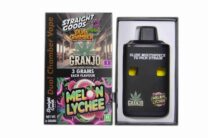 Buy Straight Goods - Dual Chamber Vape - Granjo + Melon Lychee (3 Grams + 3 Grams) at Kush Station Online Shop