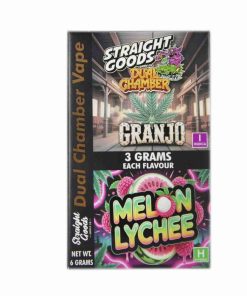 Buy Straight Goods - Dual Chamber Vape - Granjo + Melon Lychee (3 Grams + 3 Grams) at Kush Station Online Shop