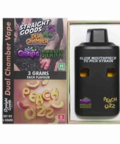 Straight Goods - Dual Chamber Vape - Grape Stank + Peach Ozz (3 Grams + 3 Grams) - Image 4