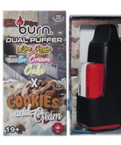 Burn Extracts - Dual Puffer – Live Resin Ice Cream Cake x Cookies and Cream (2 Grams + 2 Gram) - Image 3