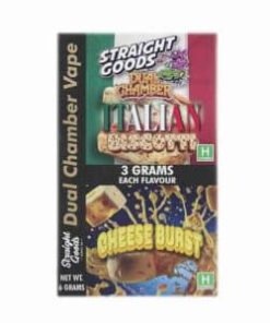 Buy Straight Goods - Dual Chamber Vape - Italian Biscotti + Cheese Burst (3 Grams + 3 Grams) at Kush Station Online Shop