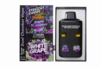 Buy Straight Goods - Dual Chamber Vape - Juicy Blueberry + White Grape V2 (3 Grams + 3 Grams) at Kush Station Online Shop