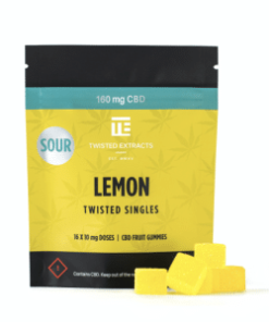 Twisted Extracts – Sour Lemon Twisted Singles 160mg CBD - Image 4