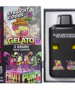 Buy Straight Goods - Dual Chamber Vape - Lemon Cherry + Gelato (3 Grams + 3 Grams) at Kush Station Online Shop