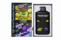 Buy Straight Goods - Dual Chamber Vape - Lemon Twist + Grape Ice (3 Grams + 3 Grams) at Kush Station Online Shop