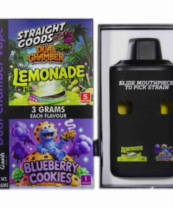 Buy Straight Goods - Dual Chamber Vape - Lemonade + Blueberry Cookies (3 Grams + 3 Grams) at Kush Station Online Shop