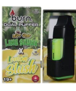 Burn Extracts - Dual Puffer – Live Resin Lime Skunk x Lemon Slush (2 Grams + 3 Gram) - Image 3