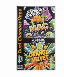 Buy Straight Goods - Dual Chamber Vape - Mac + Orange Velvet (3 Grams + 3 Grams) at Kush Station Online Shop