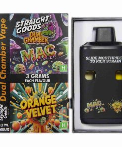 Buy Straight Goods - Dual Chamber Vape - Mac + Orange Velvet (3 Grams + 3 Grams) at Kush Station Online Shop