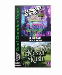 Buy Straight Goods - Dual Chamber Disposable Vape - LSD + Master Kush (3+3 Gram) at Kush Station Online Shop