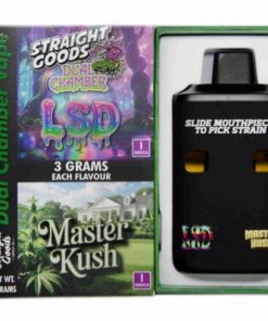 Buy Straight Goods - Dual Chamber Disposable Vape - LSD + Master Kush (3+3 Gram) at Kush Station Online Shop