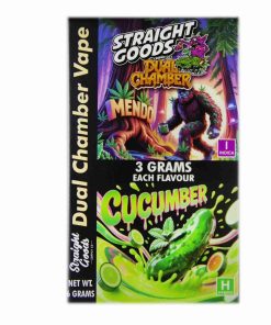 Buy Straight Goods - Dual Chamber Vape - Mendo + Cucumber (3 Grams + 3 Grams) at Kush Station Online Shop