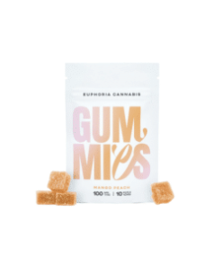 Euphoria Cannabis - Mango Peach Gummies 100mg THC