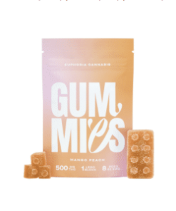 Euphoria Cannabis - Mango Peach Gummies 500mg THC