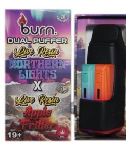 Burn Extracts - Dual 2 Gram Puffer – Live Resin Northern Lights x Live Resin Apple Fritter (2 Grams + 2 Gram) - Image 3