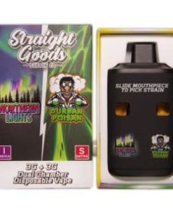 Straight Goods - Dual Chamber Vape - Northern Lights + Durban Poison (3 Grams + 3 Grams)