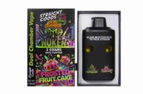 Buy Straight Goods - Dual Chamber Vape - Nuken + Frosted Fruit Cake (3 Grams + 3 Grams) at Kush Station Online Shop