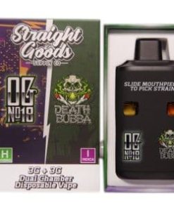 Straight Goods - Dual Chamber Vape - OG #18 + Death Bubba (3 Grams + 3 Grams)
