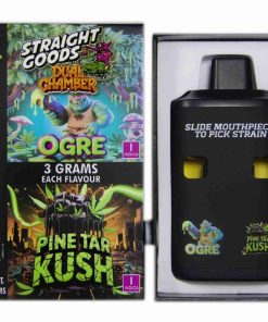 Buy Straight Goods - Dual Chamber Vape - Ogre + Pine Tar Kush (3 Grams + 3 Grams) at Kush Station Online Shop