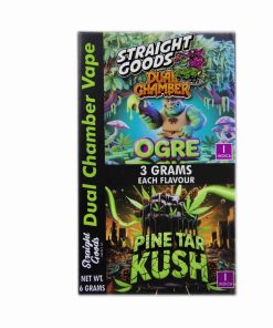 Buy Straight Goods - Dual Chamber Vape - Ogre + Pine Tar Kush (3 Grams + 3 Grams) at Kush Station Online Shop