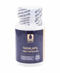 Buy One Life Capsules - Tadalafil Formula (20mg CBD + 20mg Tadalafil) at Kush Station Online Shop