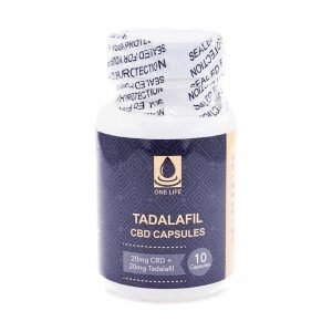Buy One Life Capsules - Tadalafil Formula (20mg CBD + 20mg Tadalafil) at Kush Station Online Shop
