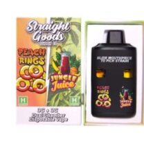 Straight Goods - Dual Chamber Vape - Peach Rings + Jungle Juice (3 Grams + 3 Grams)