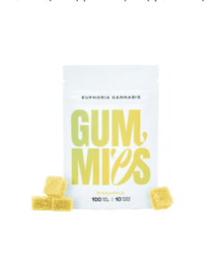 Euphoria Cannabis - Pineapple Gummies 100mg THC