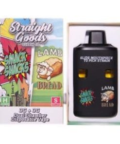 Straight Goods - Dual Chamber Vape - Smack Snacks + Lamb Bread (3 Grams + 3 Grams)