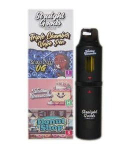 Straight Goods - Triple Chamber Vape - Snoop Dogg OG + Wedding Cheesecake + Donut Shop (3 Grams + 3 Grams + 3 Gram) - Image 4