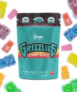 Ganja Edibles - Grizzlies Sour Gummy Bears 350mg THC