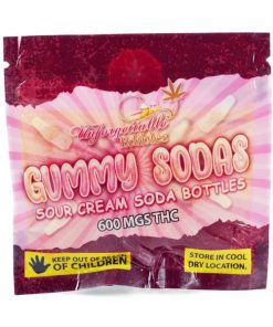 Buy Unforgettable Edibles – Gummy Sodas Sour Cream Soda Bottles 600mg THC at Kush Station Online Shop