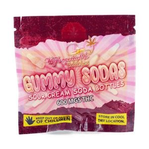 Buy Unforgettable Edibles – Gummy Sodas Sour Cream Soda Bottles 600mg THC at Kush Station Online Shop