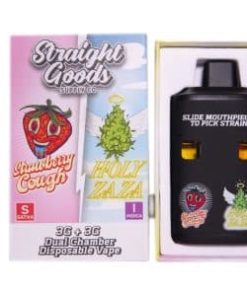 Straight Goods - Dual Chamber Vape - Strawberry Cough + Holy Zaza (3 Grams + 3 Grams)