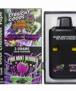 Buy Straight Goods - Dual Chamber Vape - Super Boof + Pink Mint Berries (3 Grams + 3 Grams) at Kush Station Online Shop