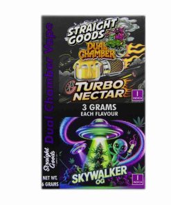 Buy Straight Goods - Dual Chamber Vape - Turbo Nectar + Skywalker OG (3 Grams + 3 Grams) at Kush Station Online Shop