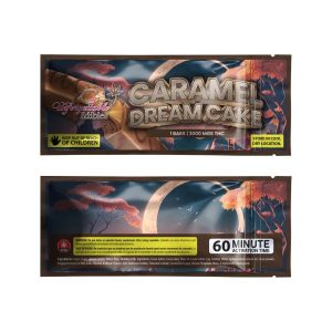 Buy Unforgettable Edibles - Caramel Dream Cake - 2000MG THC at Kush Station Online Shop