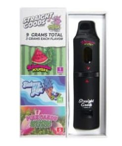 Straight Goods - Triple Chamber Vape - Watermelon Kush + Blueberry Yum + Pink Candy Kush (3 Grams + 3 Grams + 3 Gram) - Image 6