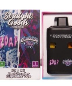 Straight Goods - Dual Chamber Vape - Zoap + Granddaddy Purp (3 Grams + 3 Grams)