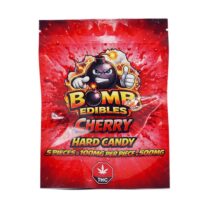 Buy Bomb Edibles - 500mg Hard Candy - Cherry at Kush Station Online Shop