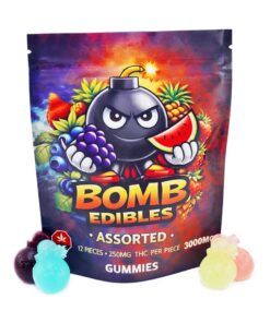 Buy Bomb Edibles - 3000mg THC Gummies - Assorted at Kush Station Online Shop