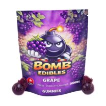 Buy Bomb Edibles - 3000mg THC Gummies - Grape at Kush Station Online Shop