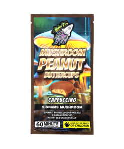 Buy Higher Fire Extracts - Mushroom Peanut butter Chocolate Cups - Cappuccino 5000MG at Kush Station Online Shop