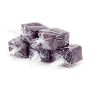 aBuy Bomb Edibles - 500mg THC Sour Hard Candy - Root Beer at Kush Station Online Shop