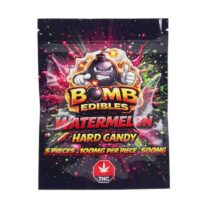 Buy Bomb Edibles - 500mg Hard Candy - Watermelon at Kush Station Online Shop