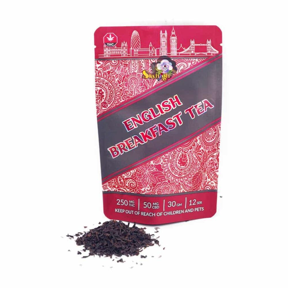 Sky High Tea - English Breakfast Tea - 250mg THC + 50mg CBD