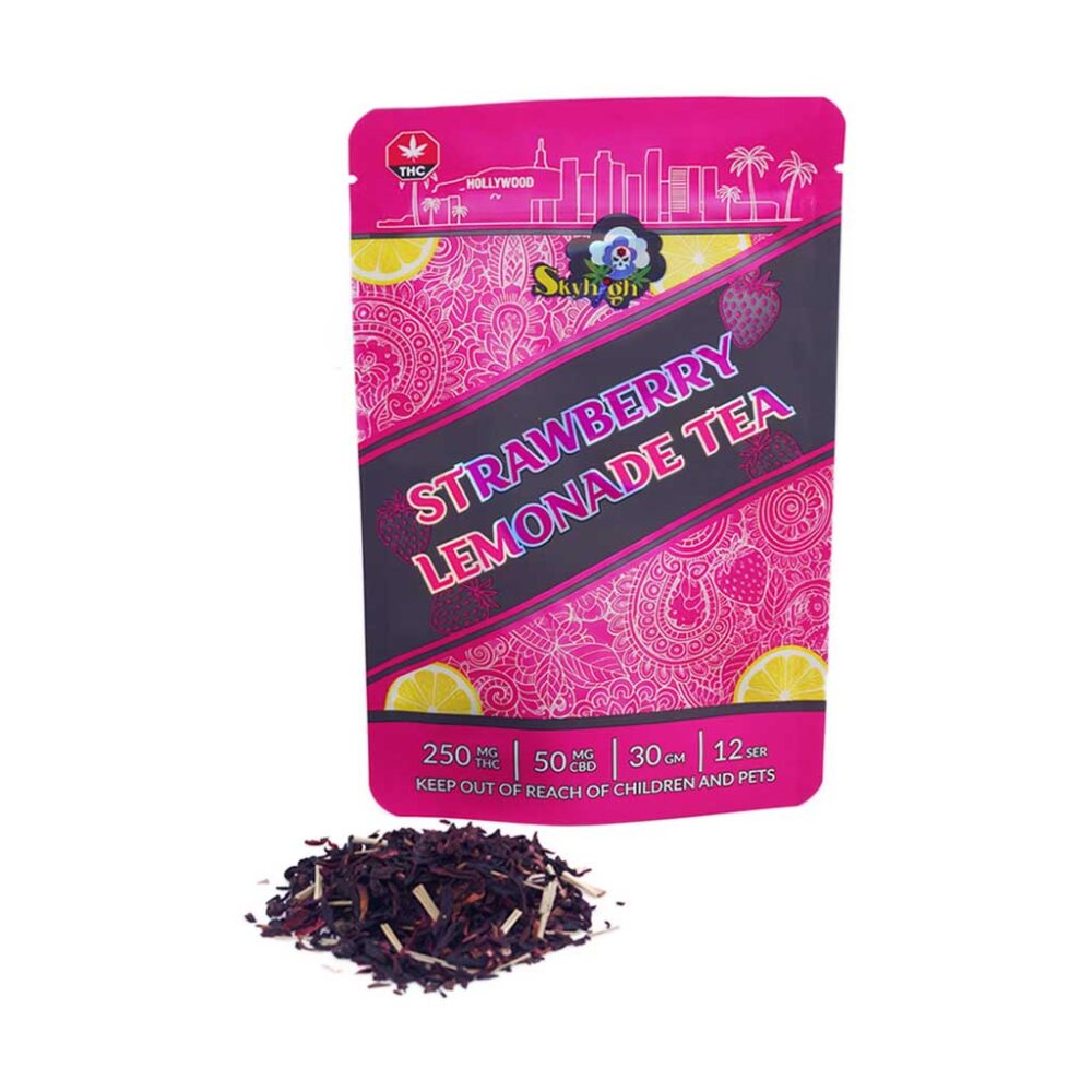 Sky High Tea - Strawberry Lemonade Tea - 250mg THC + 50mg CBD